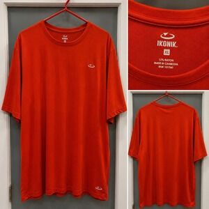 IKONIK Performance T-Shirt Men's XL Red Athletic Crew Neck Moisture Wicking